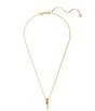 Color:Gold - Image 3 - Dextera Crystal Short Pendant Necklace