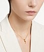 Color:Gold - Image 5 - Dextera Crystal Short Pendant Necklace