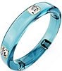 Swarovski Dulcis Octagon Cut Blue Bangle Bracelet, Color:Blue - Image 4