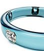 Swarovski Dulcis Octagon Cut Blue Bangle Bracelet, Color:Blue - Image 5