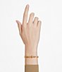 Swarovski Gema Mixed Cut Line Bracelet, Color:Gold - Image 6