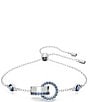 Color:Silver/Blue - Image 1 - Hollow Crystal Adjustable Bracelet