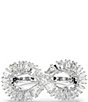 Swarovski Hyperbola Crystal Cocktail Ring, Color:Silver - Image 1