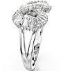 Swarovski Hyperbola Crystal Cocktail Ring, Color:Silver - Image 3