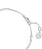 Color:Silver - Image 3 - Hyperbola Crystal Infinity Silver Bangle Double Bracelet