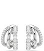 Swarovski Hyperbola Mini Hoop Earrings - Image 2