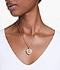 Color:White - Image 5 - Hyperbola Pearl Crystal Heart Pendant Necklace