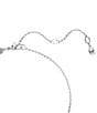 Color:Silver/Black - Image 3 - Iconic Swan Pendant Pearl Y Necklace
