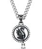 Color:Grey - Image 1 - Iconic Swan Short Pendant Necklace