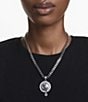 Color:Grey - Image 6 - Iconic Swan Short Pendant Necklace