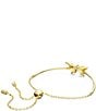 Color:Gold - Image 4 - Crystal Idyllia Butterfly Adjustable Bracelet