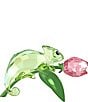 Swarovski Idyllia Collection Chameleon and Tulip Figurine - Image 1