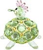 Swarovski Idyllia Collection Tortoise and Daisy Figurine - Image 2