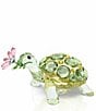 Swarovski Idyllia Collection Tortoise and Daisy Figurine - Image 4