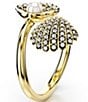 Swarovski Idyllia Crystal Pearl Band Ring, Color:Gold - Image 2