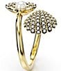 Swarovski Idyllia Crystal Pearl Band Ring, Color:Gold - Image 3