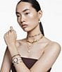Swarovski Idyllia Crystal Pearl Band Ring, Color:Gold - Image 6