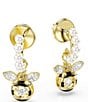 Swarovski Idyllia Crystal Pearl Bee Stud Earrings - Image 4