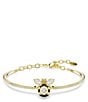 Swarovski Idyllia Multicolored Crystal Bee Bangle Bracelet - Image 1