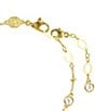 Color:Gold - Image 2 - Imber Crystal Bracelet Round Cut Line Bracelet