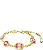 Color:Gold/Pink - Image 2 - Imber Crystal Line Bracelet