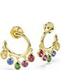 Swarovski Imber Multicolored Mixed Cut CZ Hoop Earrings - Image 4