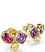 Swarovski Imber Multicolored Mixed Cut CZ Stud Earrings - Image 4