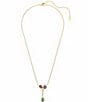 Swarovski Imber Multicolored Mixed Cut CZ Y Necklace - Image 3