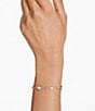 Swarovski Imber Round Cut Adjustable Line Bracelet, Color:Rose Gold/Crystal - Image 4