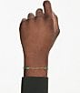 Swarovski Imber Round Cut Adjustable Line Bracelet, Color:Gold/Green - Image 5