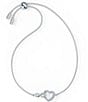 Color:Silver - Image 2 - Infinity Crystal Heart Adjustable Bracelet