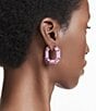 Color:Pink - Image 5 - Lucent Mini Hoop Earrings