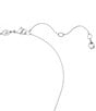 Color:Silver - Image 3 - Luna Moon Crystal Short Pendant Necklace