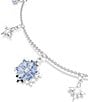 Swarovski Magic Snowflake Adjustable Bracelet, Color:Blue - Image 2