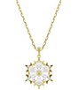 Swarovski Magic Snowflake Mixed Cut CZ Short Pendant Necklace - Image 1