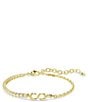 Swarovski Matrix CZ Chain Line Bracelet - Image 1