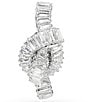 Swarovski Matrix Baguette Cut Knot Pin, Color:Silver - Image 1