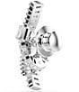 Swarovski Matrix Baguette Cut Knot Pin, Color:Silver - Image 2