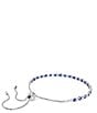 Swarovski Matrix Blue Mixed Cut Adjustable Bracelet, Color:Blue - Image 2