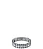 Swarovski Matrix Collection Grey Baguette Cut Band Ring - Image 1