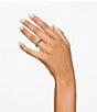 Swarovski Matrix Collection Grey Baguette Cut Band Ring - Image 5