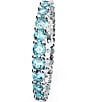 Swarovski Matrix Collection Colorful Crystal Band Ring, Color:Aqua - Image 3