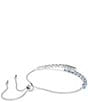 Swarovski Matrix Mixed Cuts Adjustable Bracelet, Color:Blue - Image 3