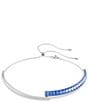 Swarovski Matrix Mixed Cuts Choker Necklace, Color:Blue - Image 1