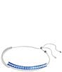 Swarovski Matrix Mixed Cuts Choker Necklace, Color:Blue - Image 2