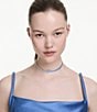 Swarovski Matrix Mixed Cuts Choker Necklace, Color:Blue - Image 6
