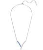 Swarovski Matrix Mixed Cuts Collar Necklace, Color:Blue - Image 3