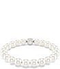 Swarovski Matrix Pearl Line Bracelet - Image 1