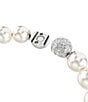 Swarovski Matrix Pearl Line Bracelet - Image 3