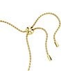 Swarovski Matrix Pink Pear Cut Adjustable Bracelet, Color:Gold - Image 4